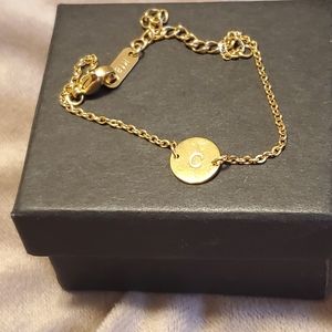 C initial bracelet